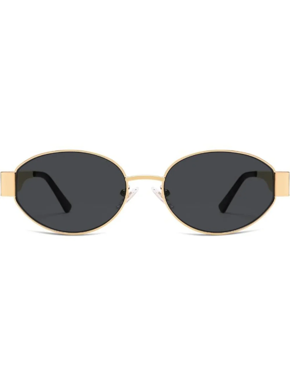 Trendy Retro Oval Sunglasses for Women - Classic UV400 Protection Shades